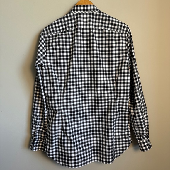 Burberry London Mens Tailored Gingham Button Up Shirt Casual Dress Office Preppy - Picture 6 of 15